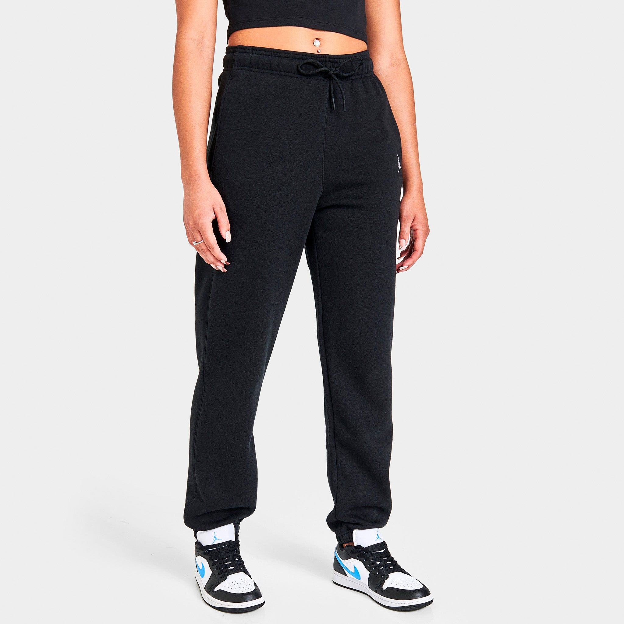 Jordan Women's Brooklyn Fleece Pants Black / White sold by JD Sports product image thumbnail 3