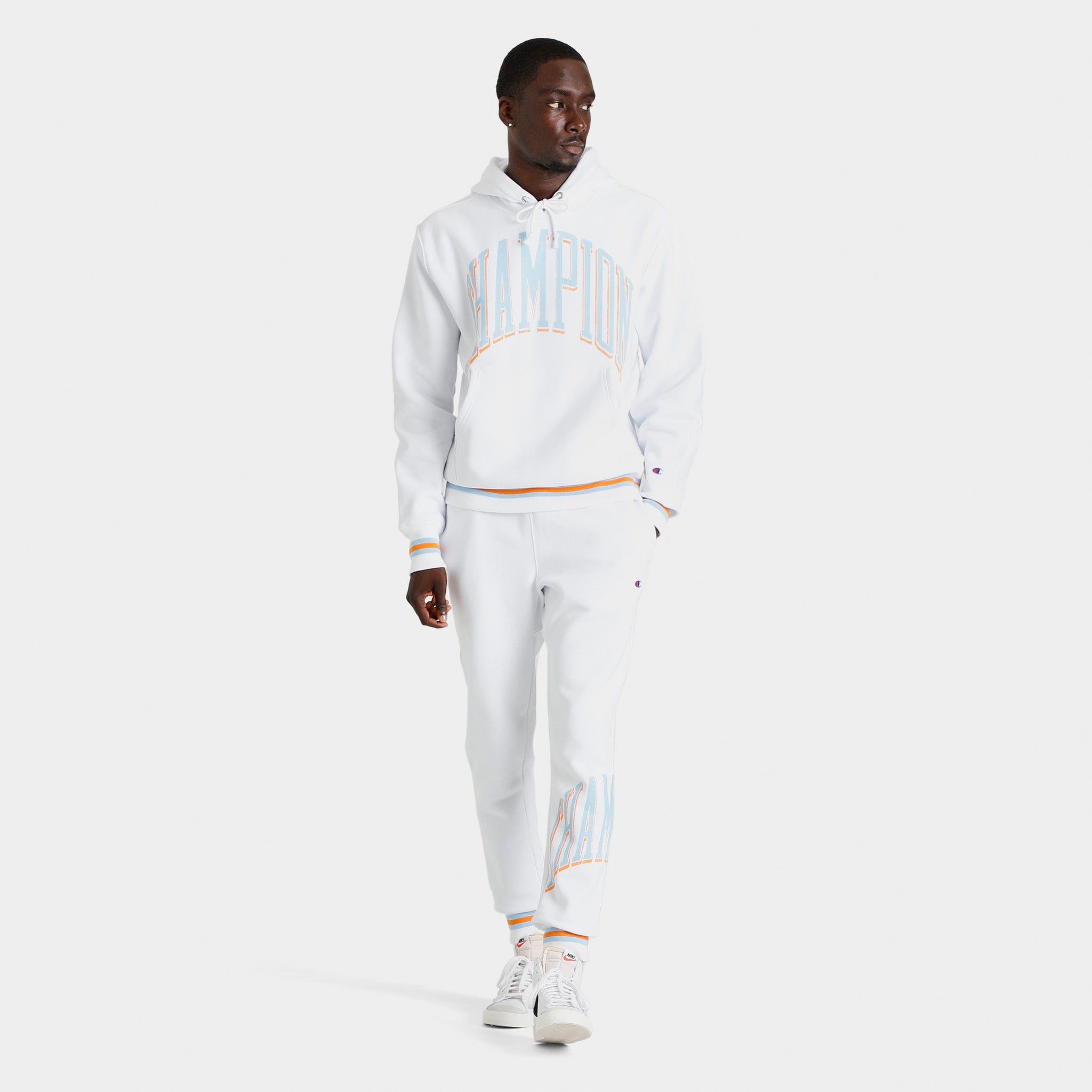 Champion Premium Reverse Weave Pullover Hoodie / White sold by JD Sports product image thumbnail 5