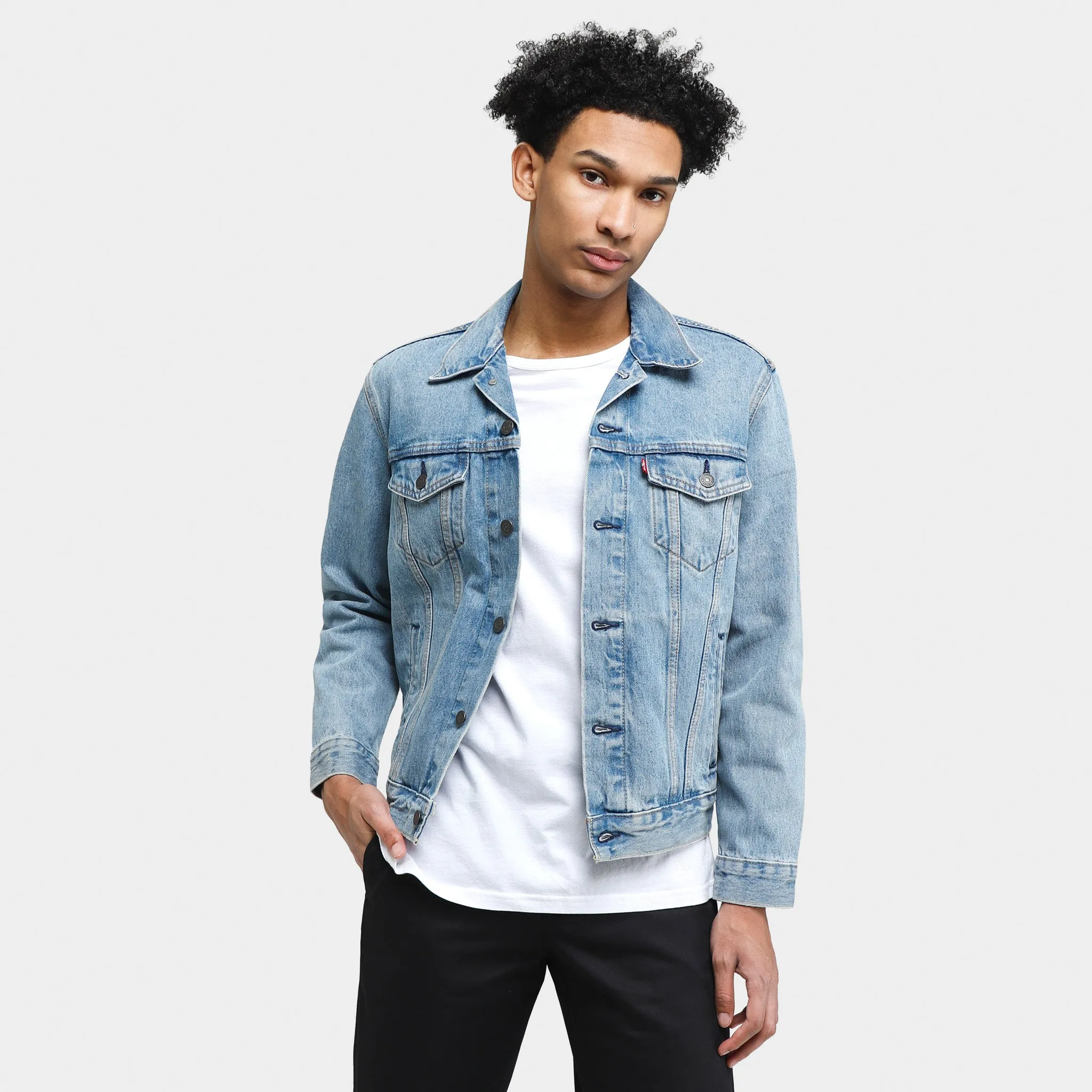 Levi's Trucker Jacket / Light Stonewash sold by JD Sports