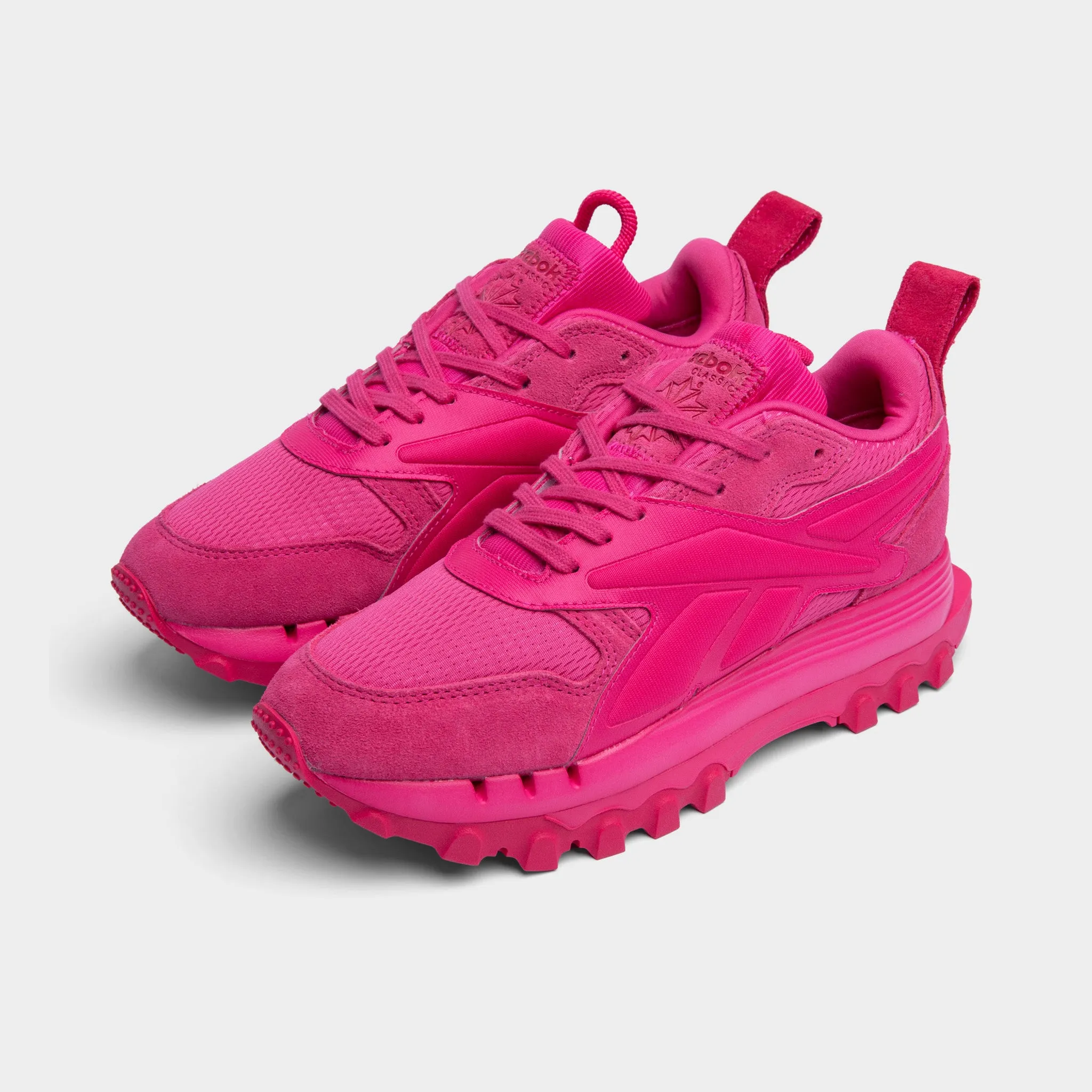 Reebok x Cardi B Women’s Classic Leather Cardi V2 Pink Fusion / Pink Fusion - Pink Fusion sold by JD Sports product image thumbnail 2