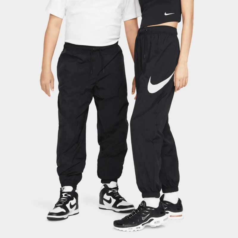 Nike Sportswear Women's Essential Mid-Rise Pants Black / White sold by JD Sports