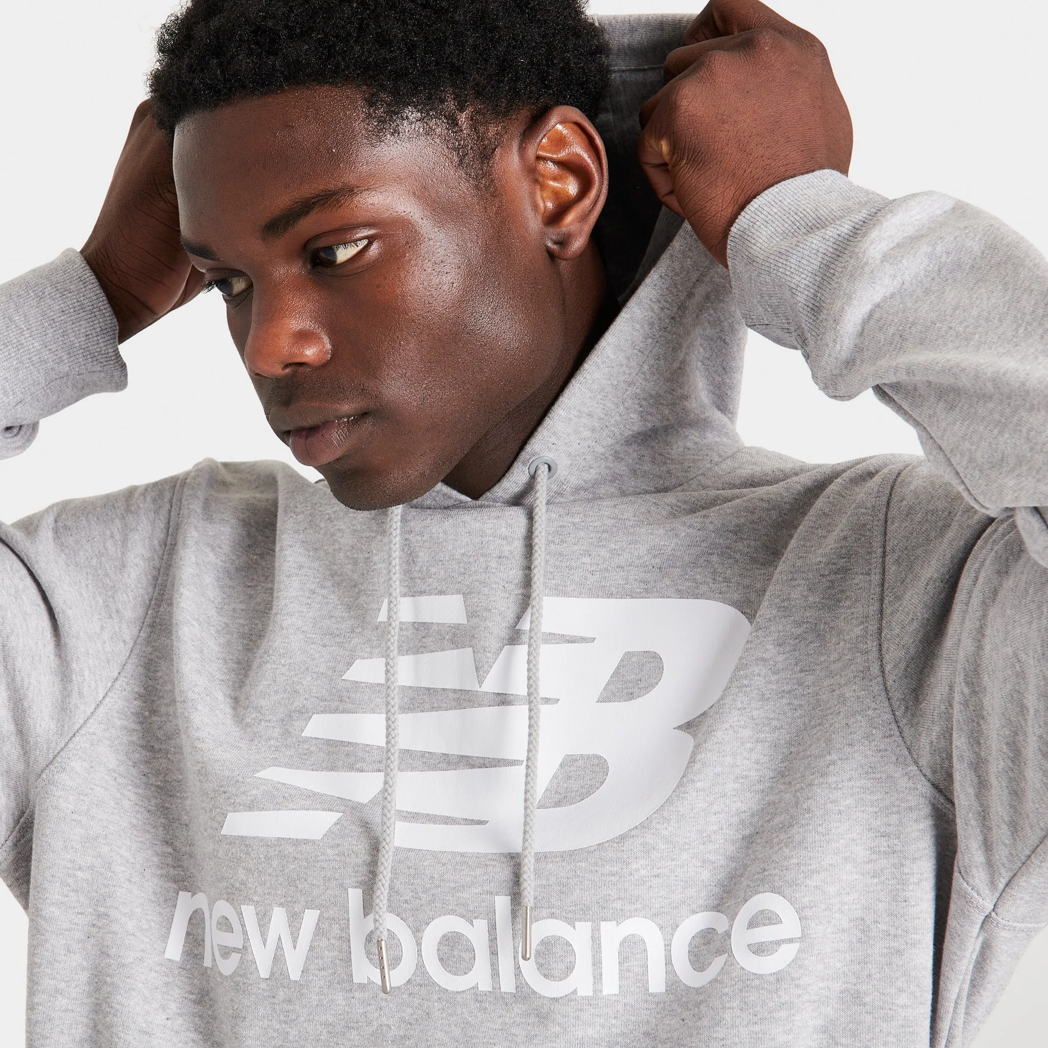 New Balance Essentials Pullover Hoodie / Athletic Grey sold by JD Sports product image thumbnail 3