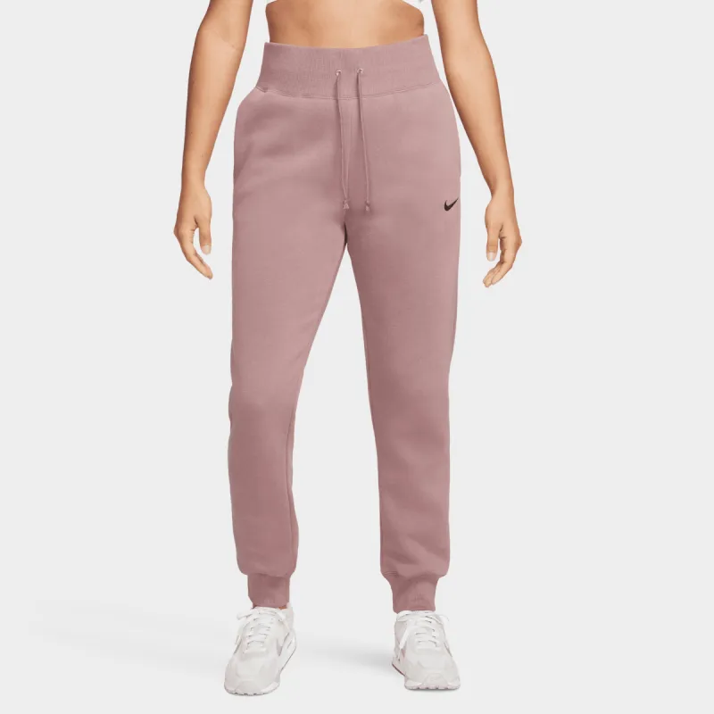 Nike Sportswear Women's Phoenix Fleece High-Waisted Joggers Smokey Mauve / Black sold by JD Sports