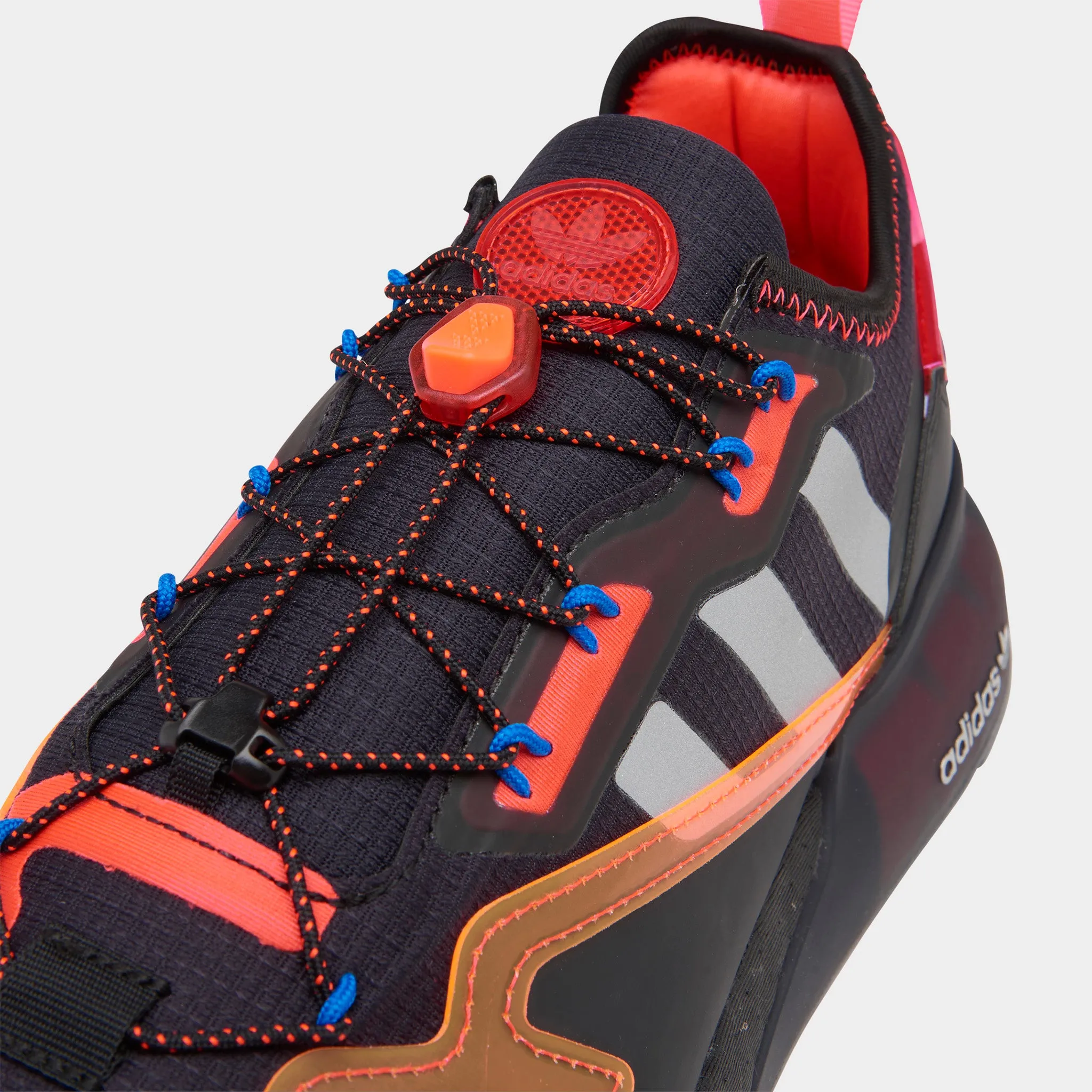 adidas Originals ZX 2K Boost Core Black / Silver Metallic - Solar Red sold by JD Sports product image thumbnail 3