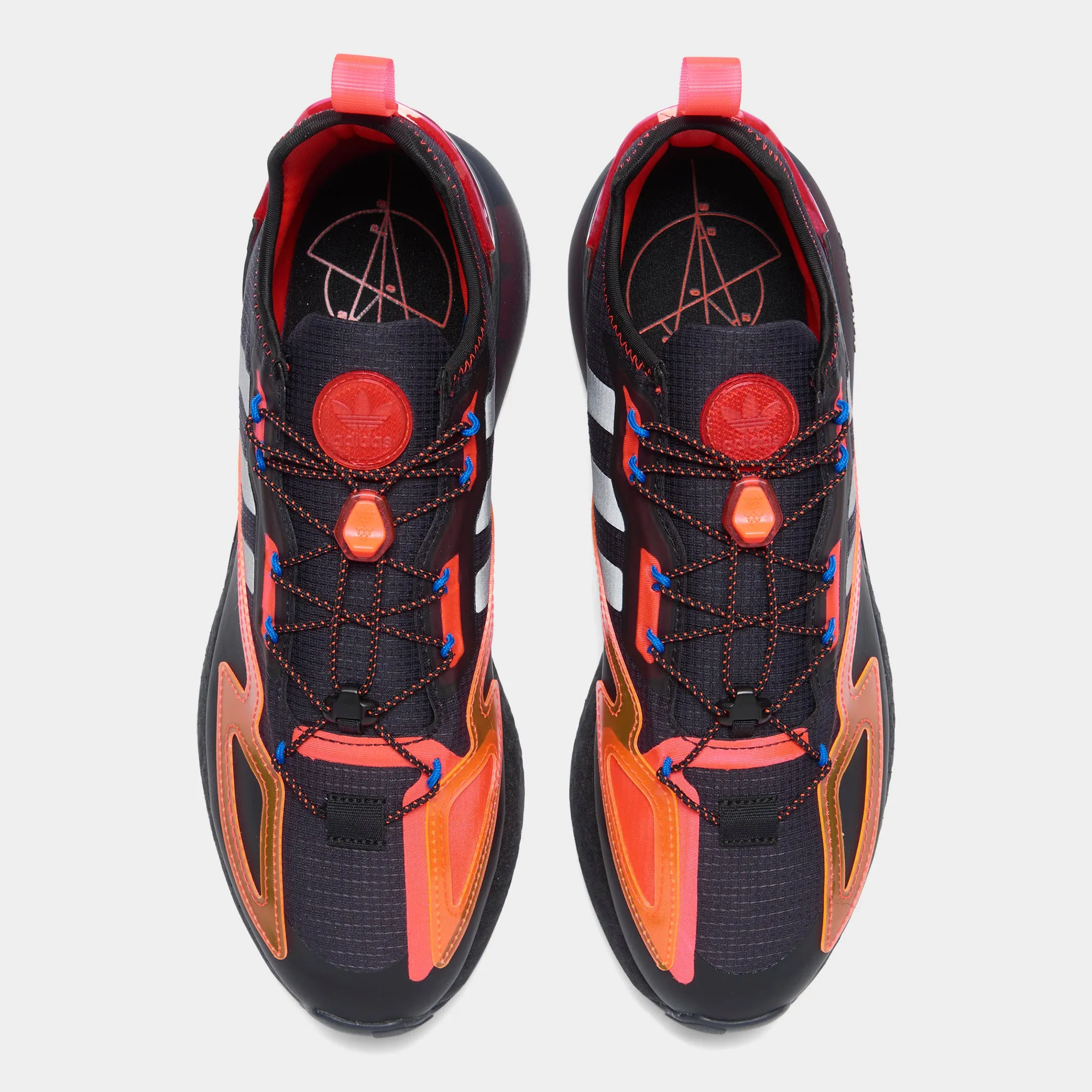 adidas Originals ZX 2K Boost Core Black / Silver Metallic - Solar Red sold by JD Sports product image thumbnail 5