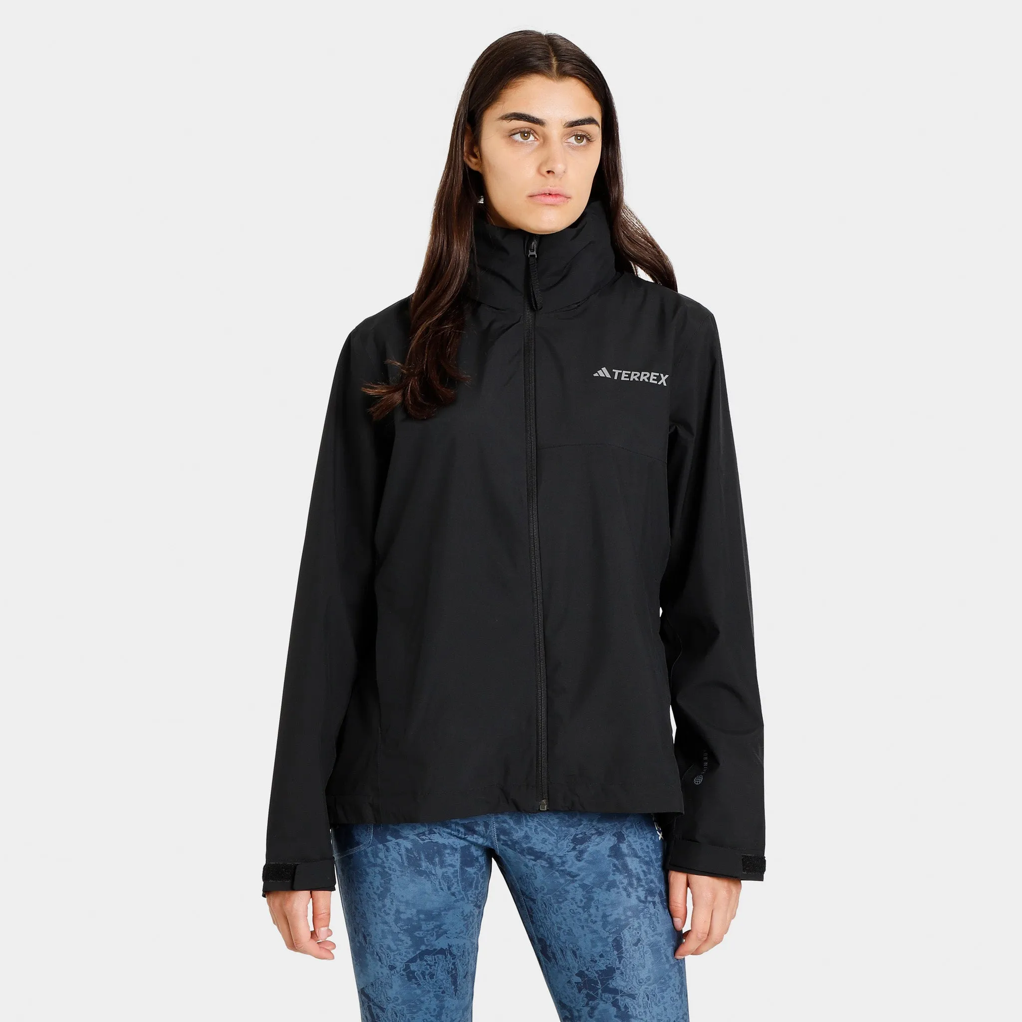 adidas TERREX Women's Multi Rain.RDY 2-Layer Rain Jacket / Black sold by JD Sports