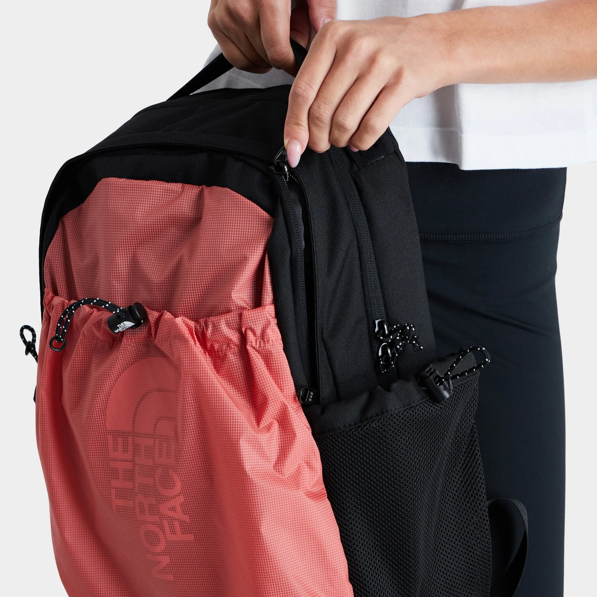 The North Face Bozer Backpack Faded Rose / TNF Black sold by JD Sports product image thumbnail 3
