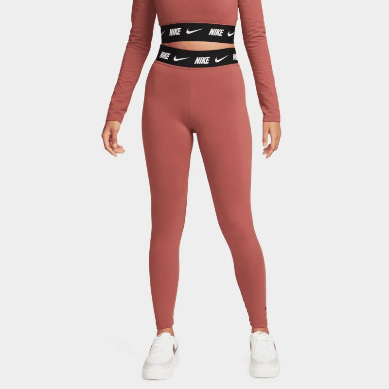 Nike Sportswear Women’s Club High-Waisted Leggings Canyon Rust / Oxen Brown sold by JD Sports