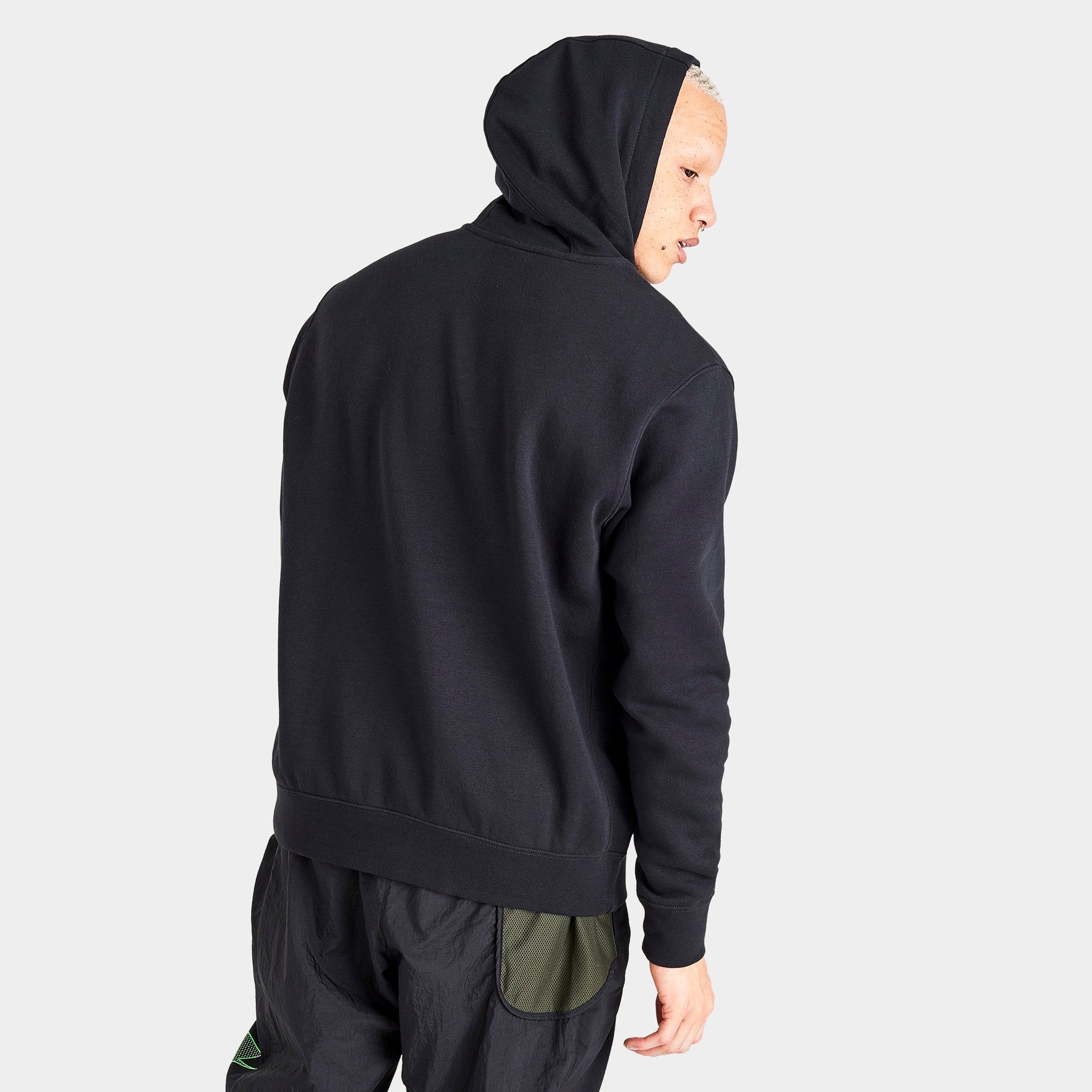 Nike Sportswear Club Fleece Pullover Hoodie Black / Black - White sold by JD Sports product image thumbnail 3