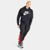 Nike Sportswear Club Fleece Graphic Pullover Hoodie Black / Black - White sold by JD Sports