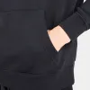Nike Sportswear Club Fleece Graphic Pullover Hoodie Black / Black - White sold by JD Sports