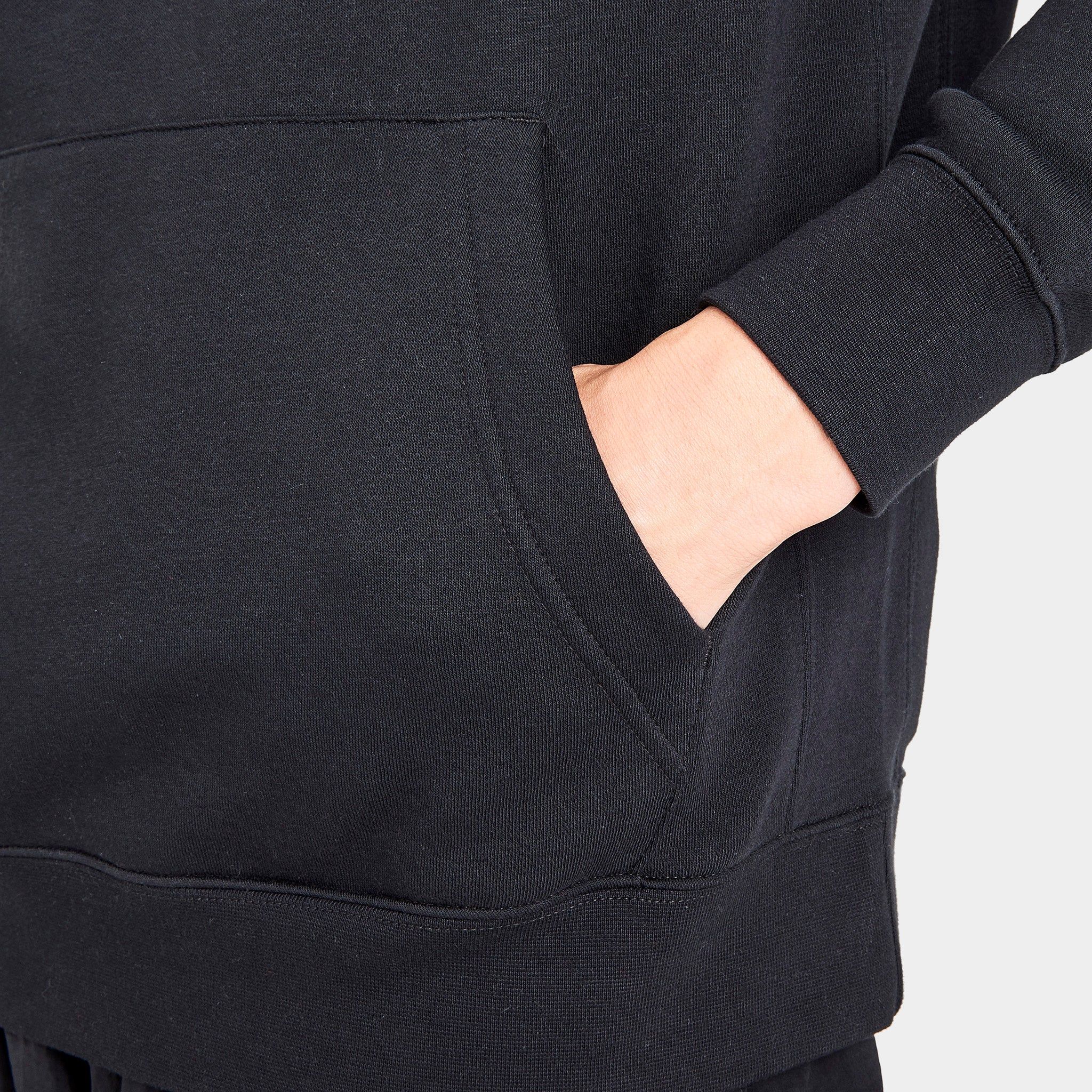 Nike Sportswear Club Fleece Pullover Hoodie Black / Black - White sold by JD Sports product image thumbnail 4