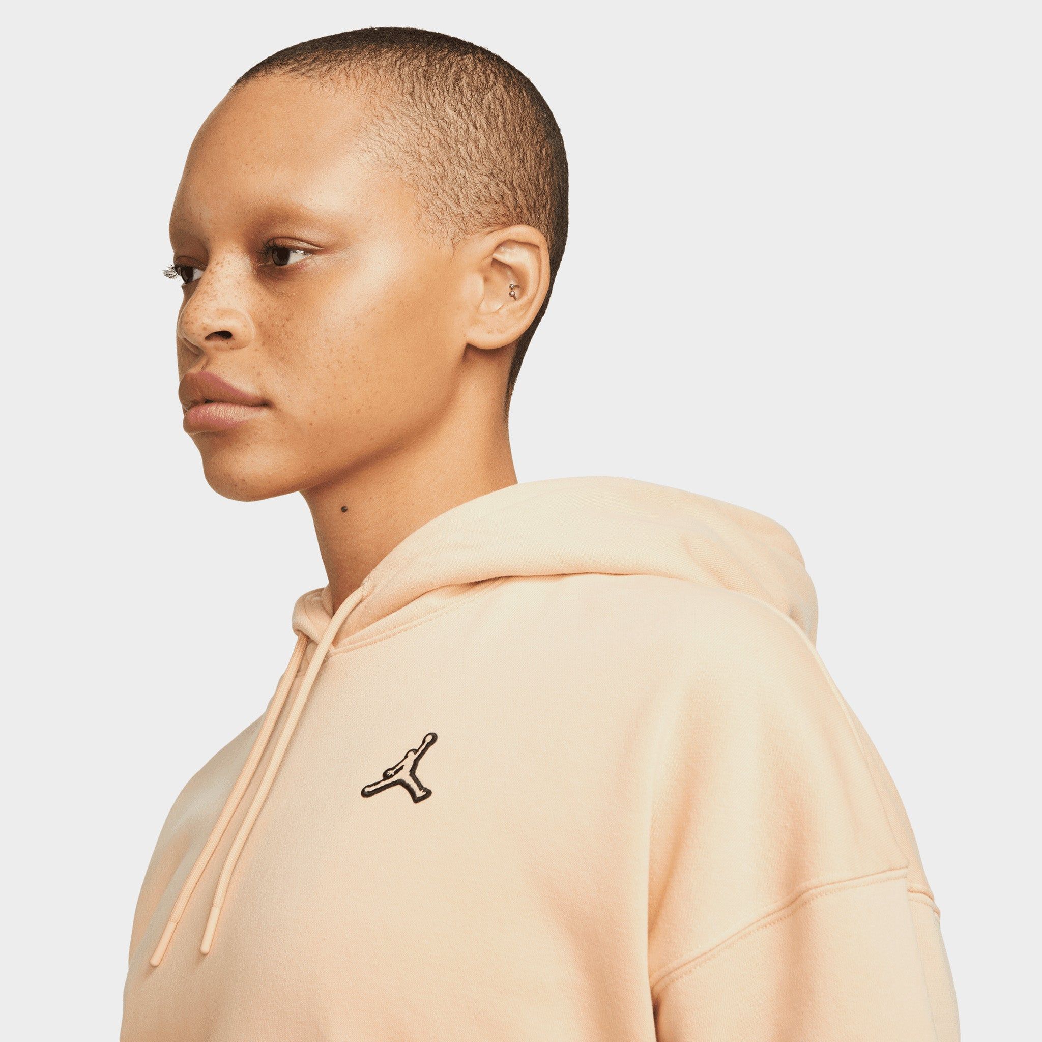 Jordan Women's Essentials Fleece Pullover Hoodie / White Onyx sold by JD Sports product image thumbnail 3