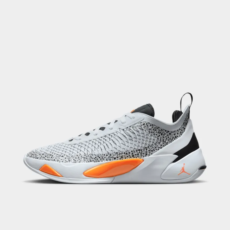 Jordan Luka 1 White / Total Orange - Black sold by JD Sports