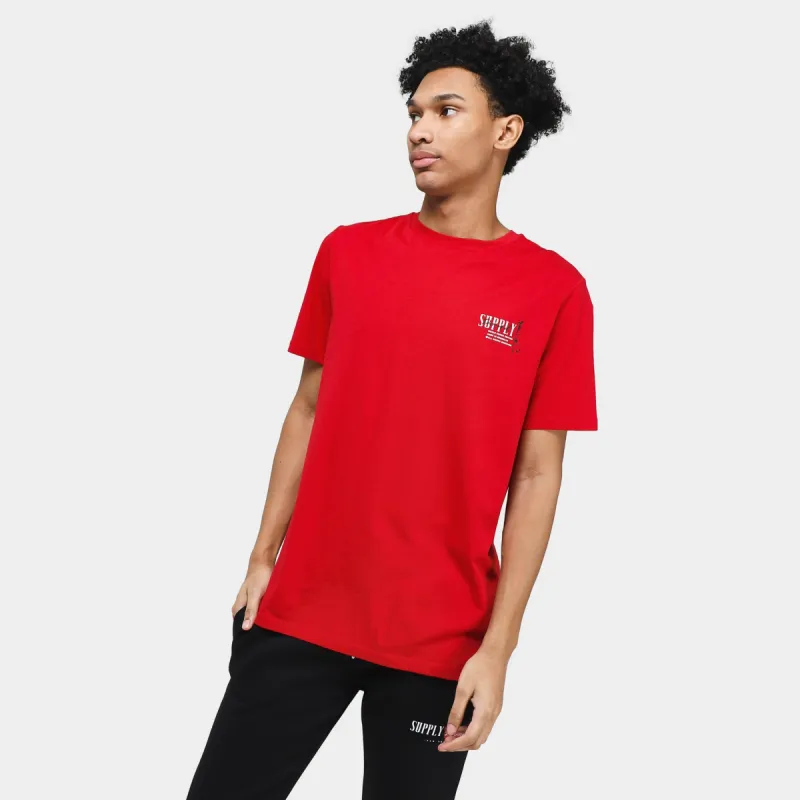 Supply & Demand Jetter T-shirt / Jester Red sold by JD Sports