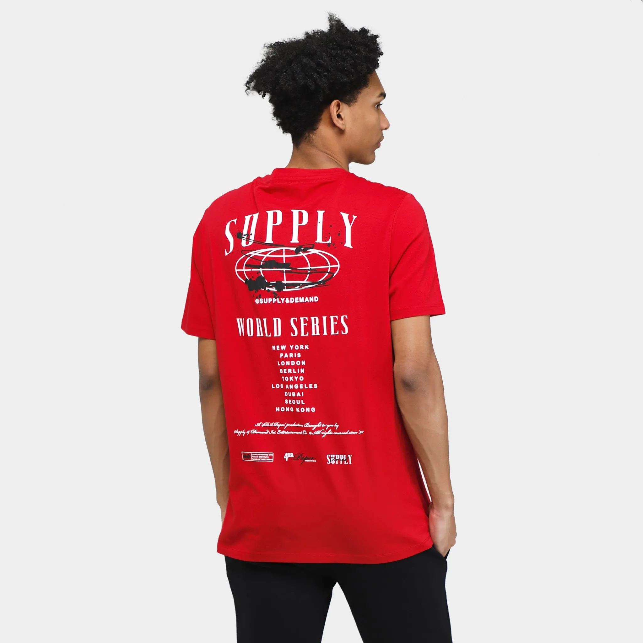 Supply & Demand Jetter T-shirt / Jester Red sold by JD Sports product image thumbnail 2