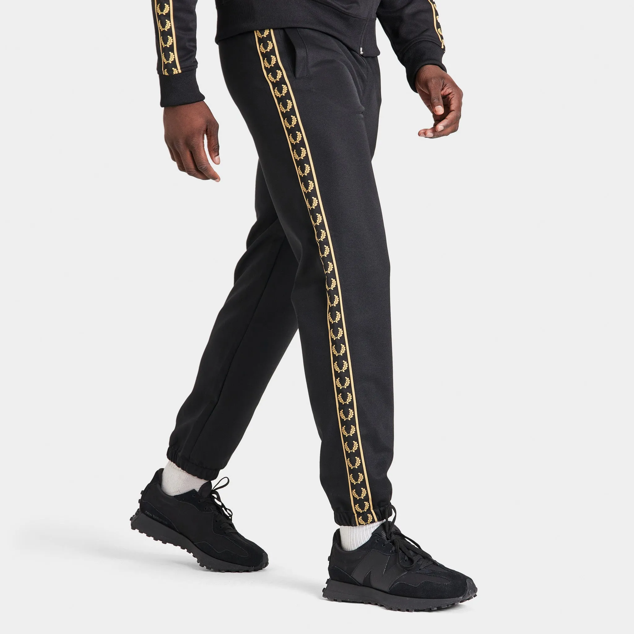 Fred Perry Gold Taped Track Pants / Black sold by JD Sports product image thumbnail 4