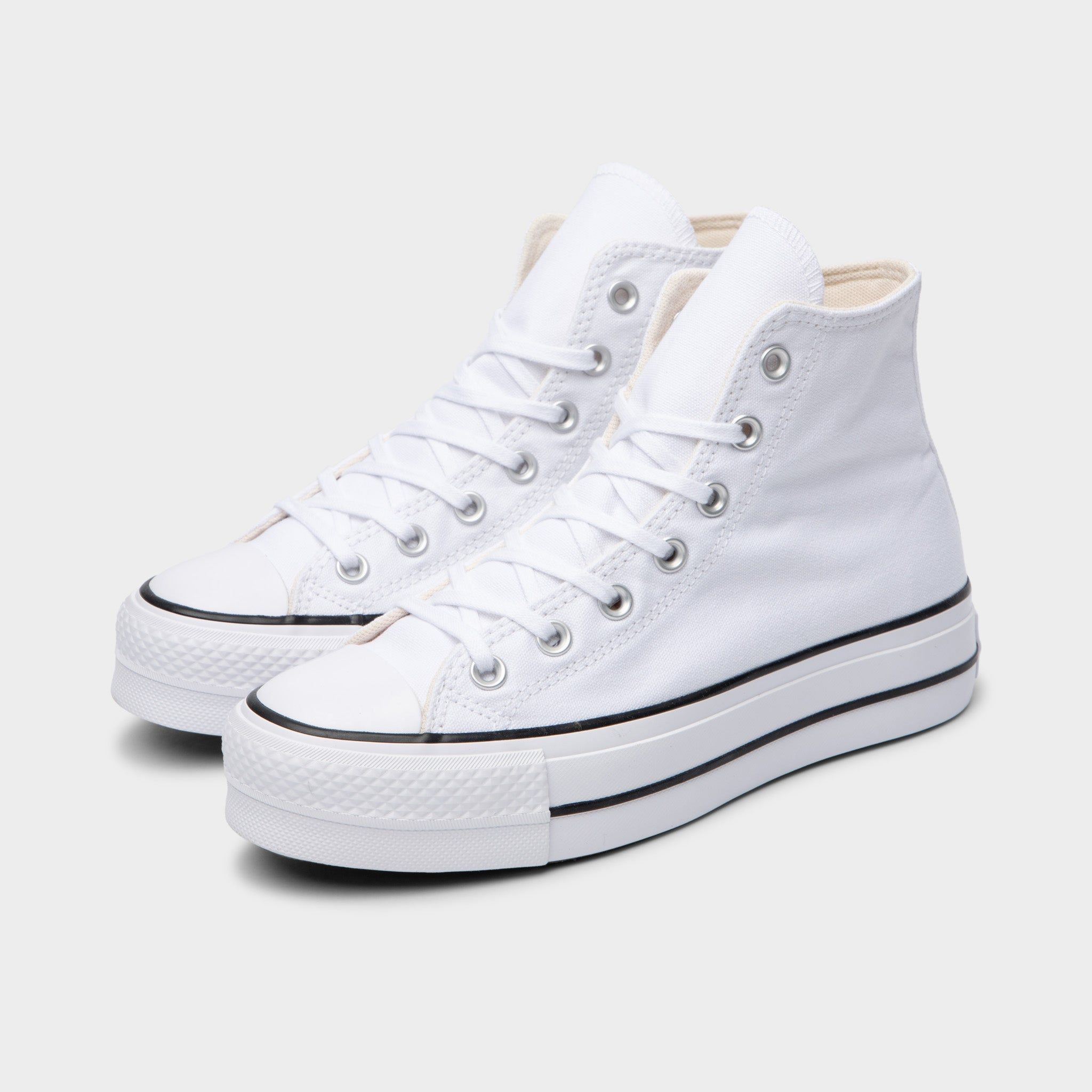 Converse Women's Chuck Taylor All Star Platform Canvas White / Black - White sold by JD Sports product image thumbnail 2