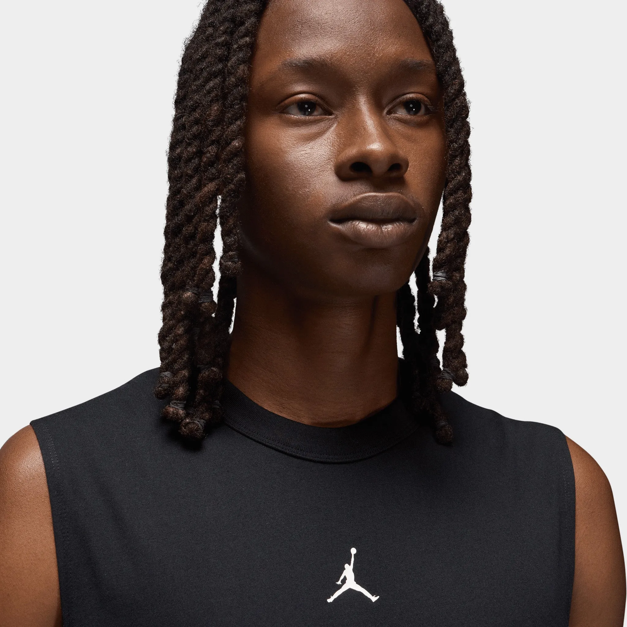 Jordan Sport Dri-FIT Sleeveless T-shirt Black / White sold by JD Sports product image thumbnail 3