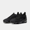 Nike Women's Air Vapormax 2021 Flyknit Black / Black - Metallic Silver sold by JD Sports