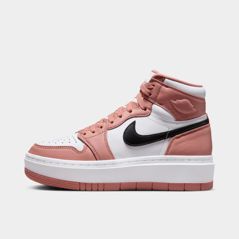 Jordan Women's 1 Elevate High Red Stardust / Black - White sold by JD Sports