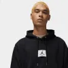 Jordan Flight Fleece Pullover Hoodie Black / Sail sold by JD Sports