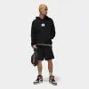 Jordan Flight Fleece Pullover Hoodie Black / Sail sold by JD Sports