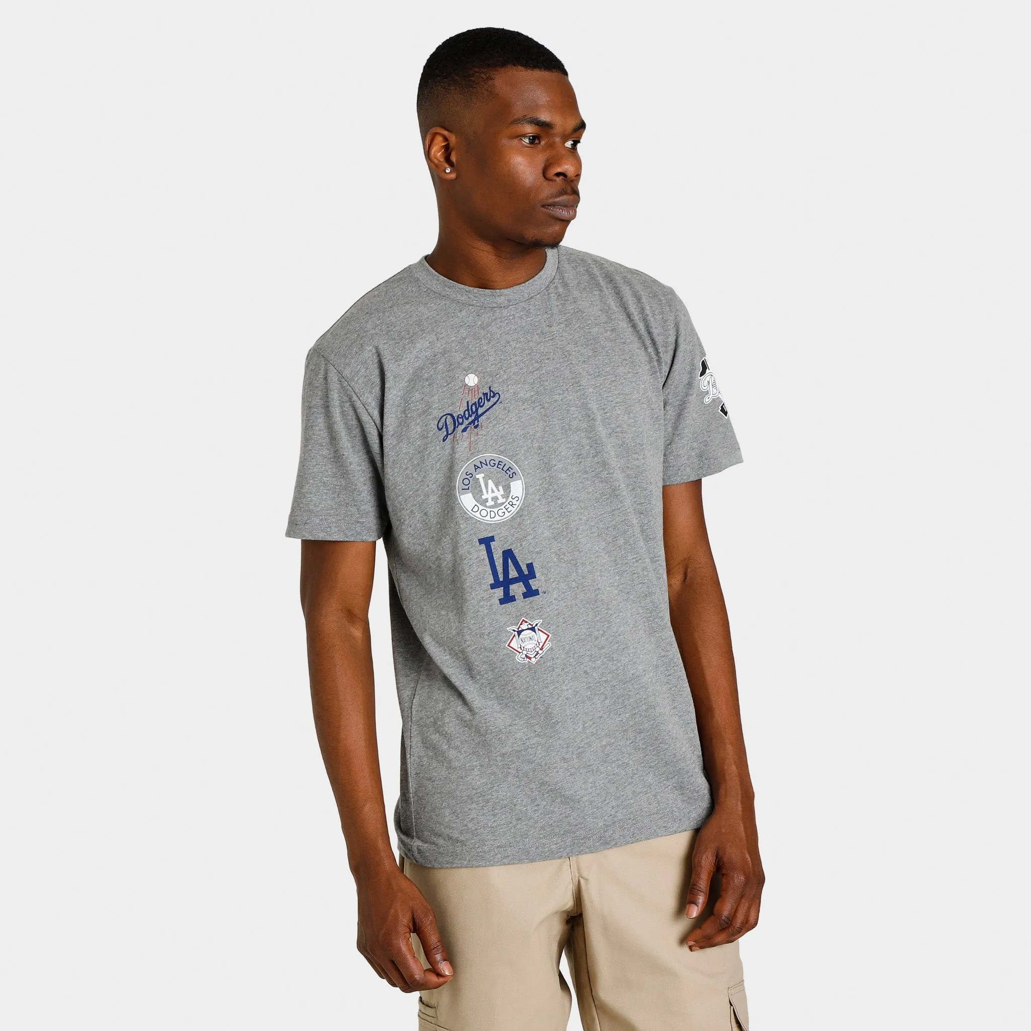 Mitchell & Ness Dodgers City Collection T-shirt / Grey sold by JD Sports