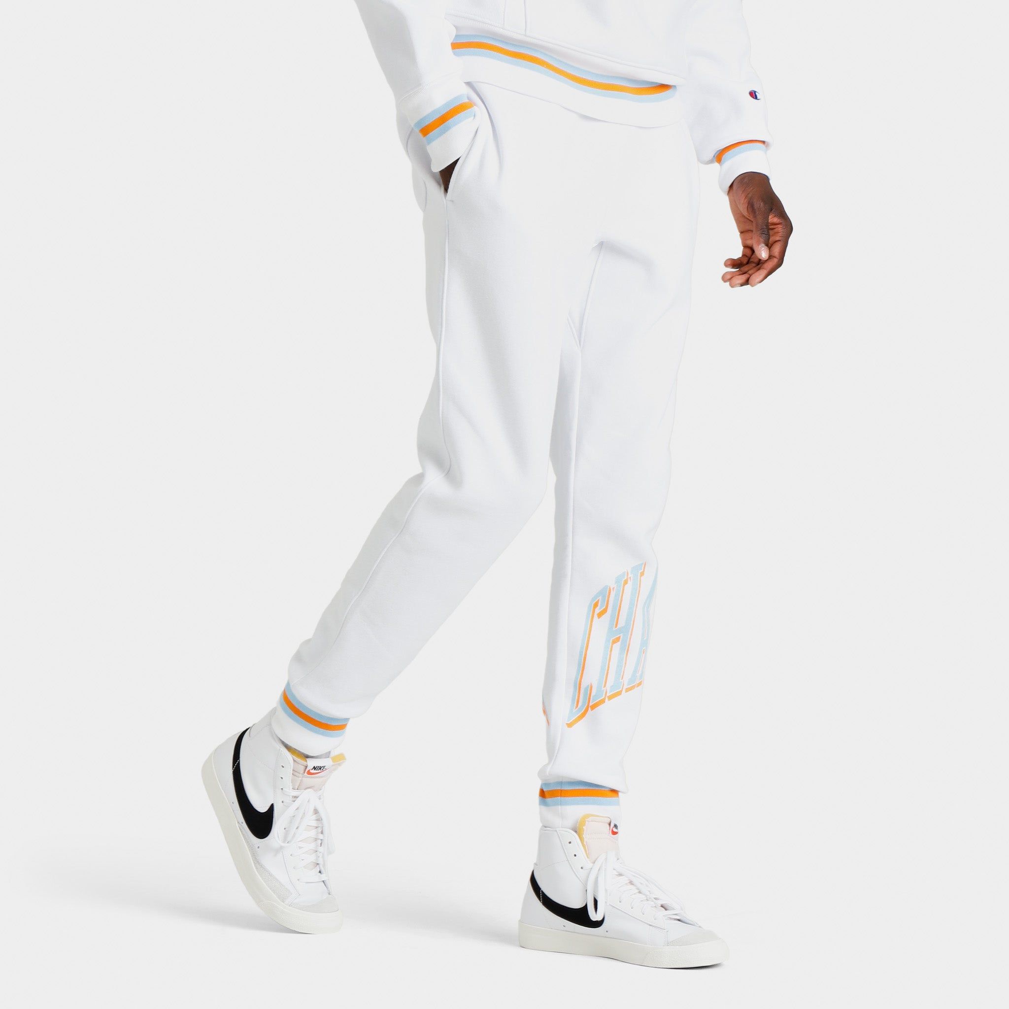 Champion Premium Reverse Weave Joggers / White sold by JD Sports product image thumbnail 3