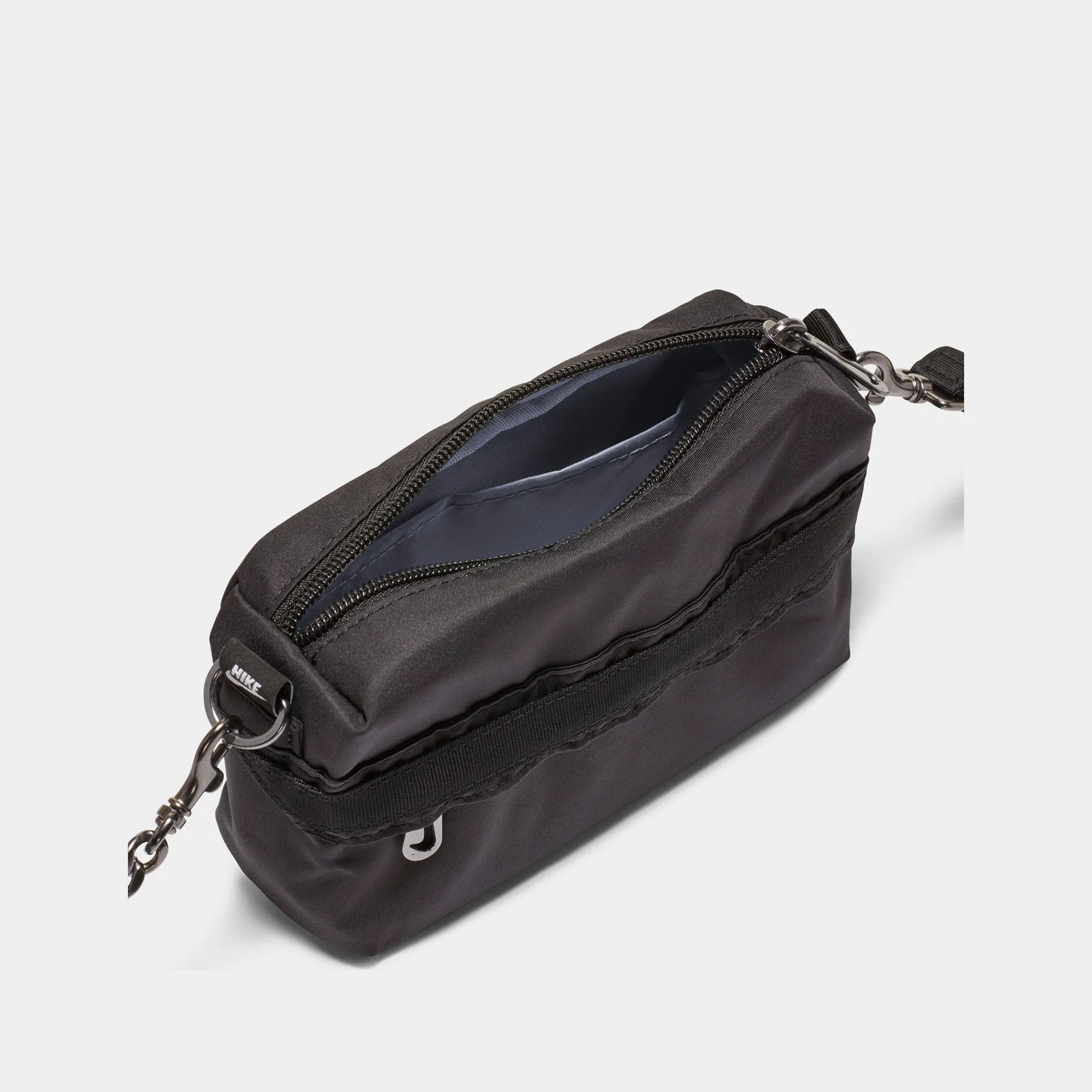 Nike Sportswear Women's Futura Luxe Crossbody Bag Black / Black - White sold by JD Sports product image thumbnail 5