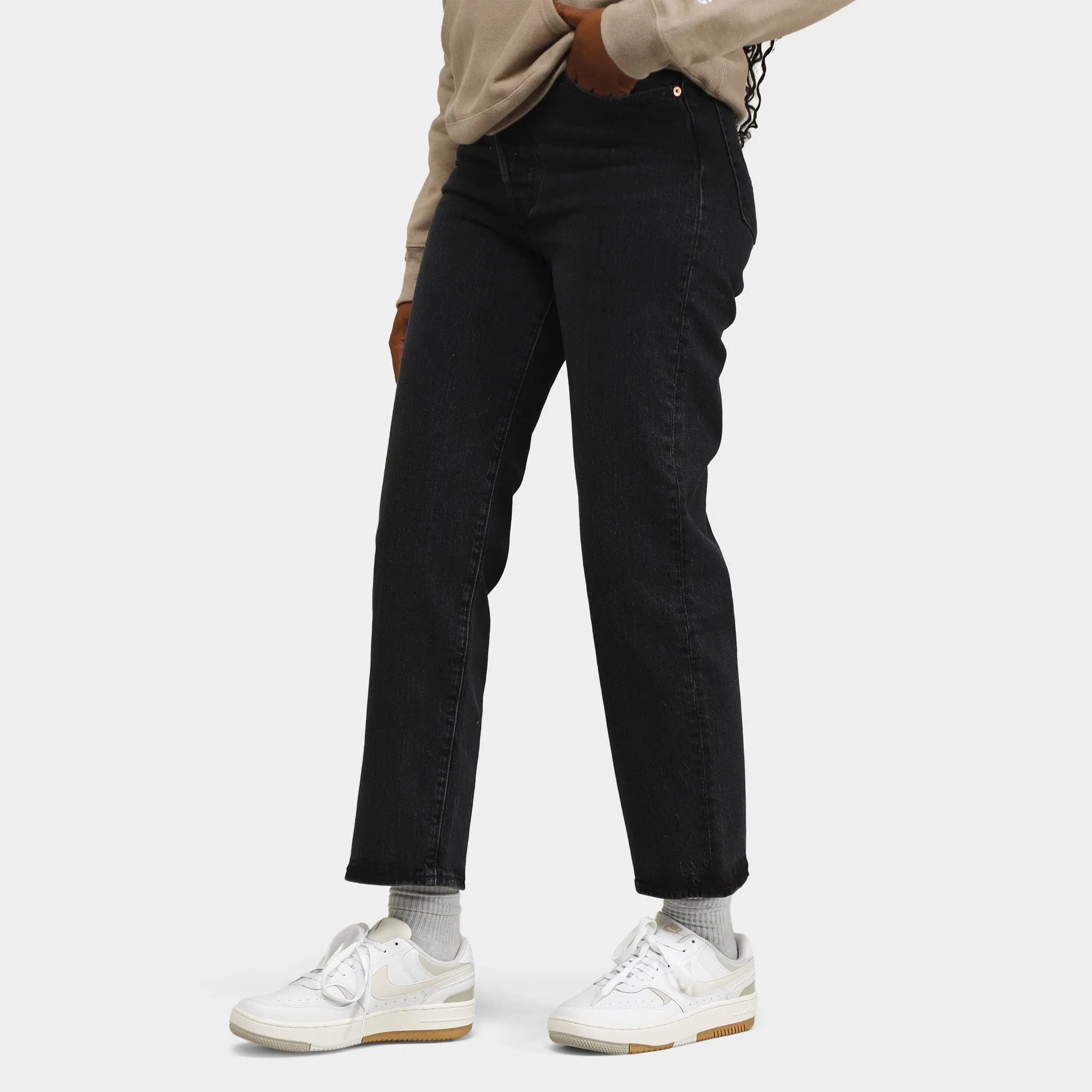 Levi's Women's Ribcage Straight Ankle Jeans / Feelin Cagey sold by JD Sports product image thumbnail 4