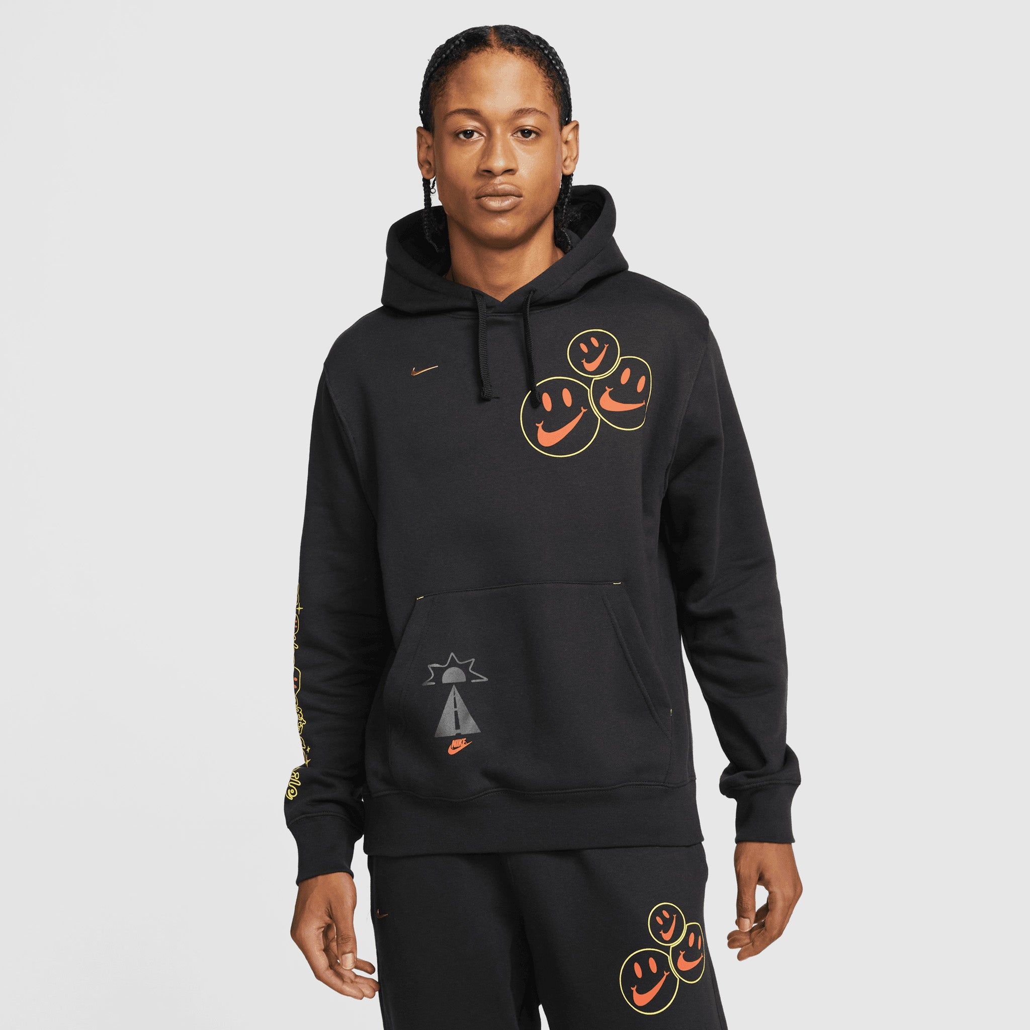 Nike Sportswear Club Fleece Smile Pullover Hoodie / Black sold by JD Sports