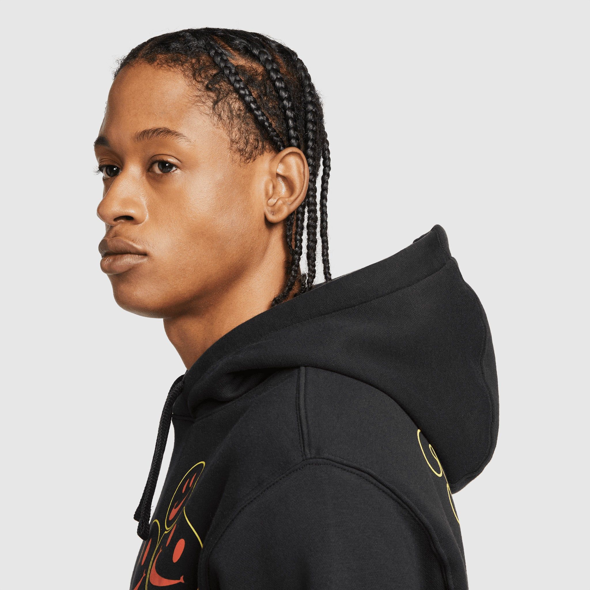 Nike Sportswear Club Fleece Smile Pullover Hoodie / Black sold by JD Sports product image thumbnail 4