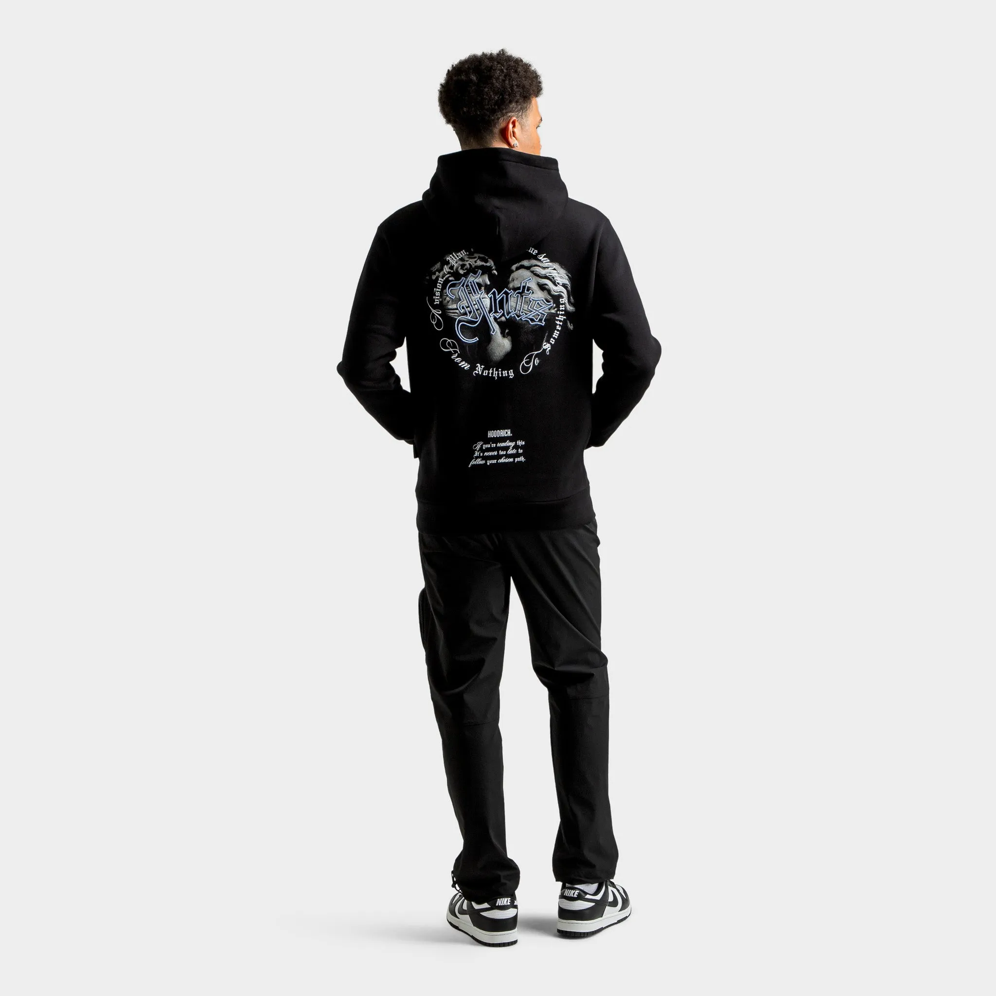 Hoodrich Conquer Hoodie Black / White - Hydrangea sold by JD Sports product image thumbnail 5