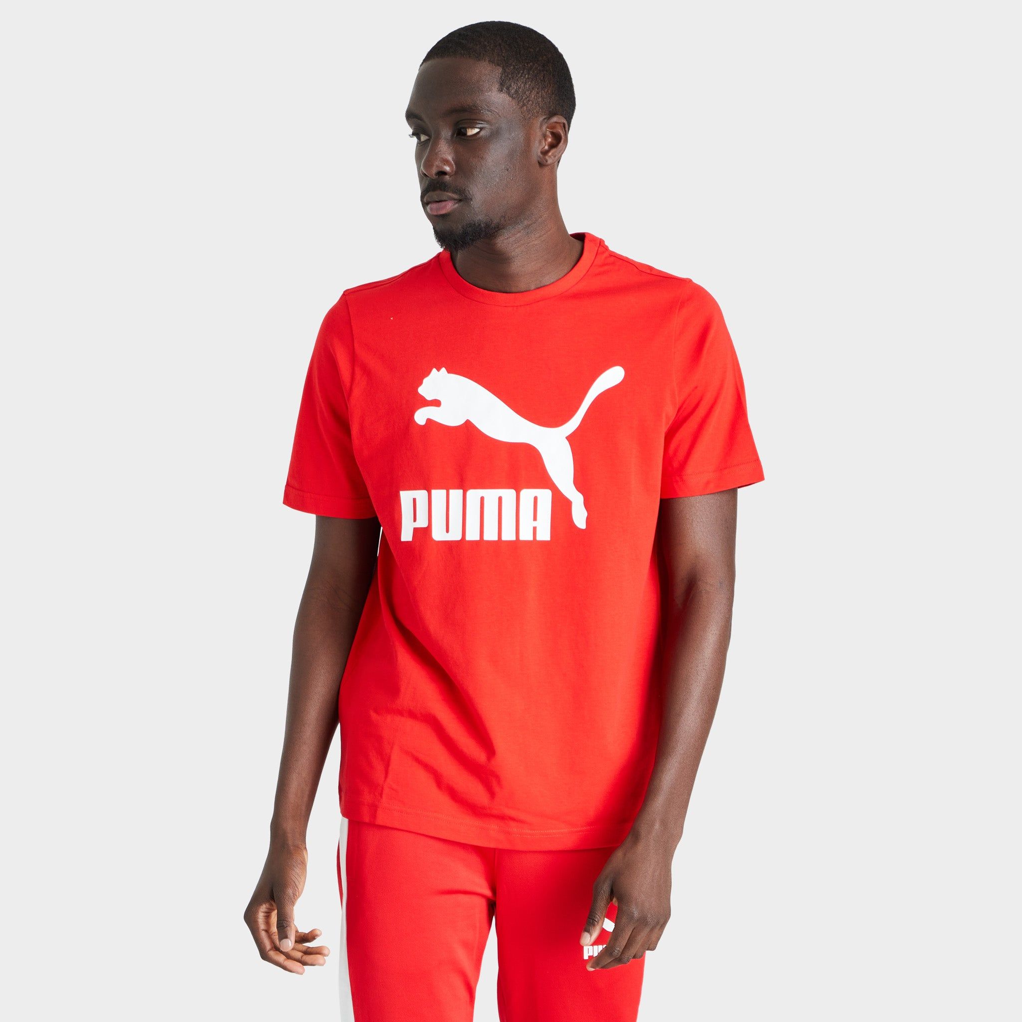 Puma Classics Logo T-shirt / High Risk Red sold by JD Sports