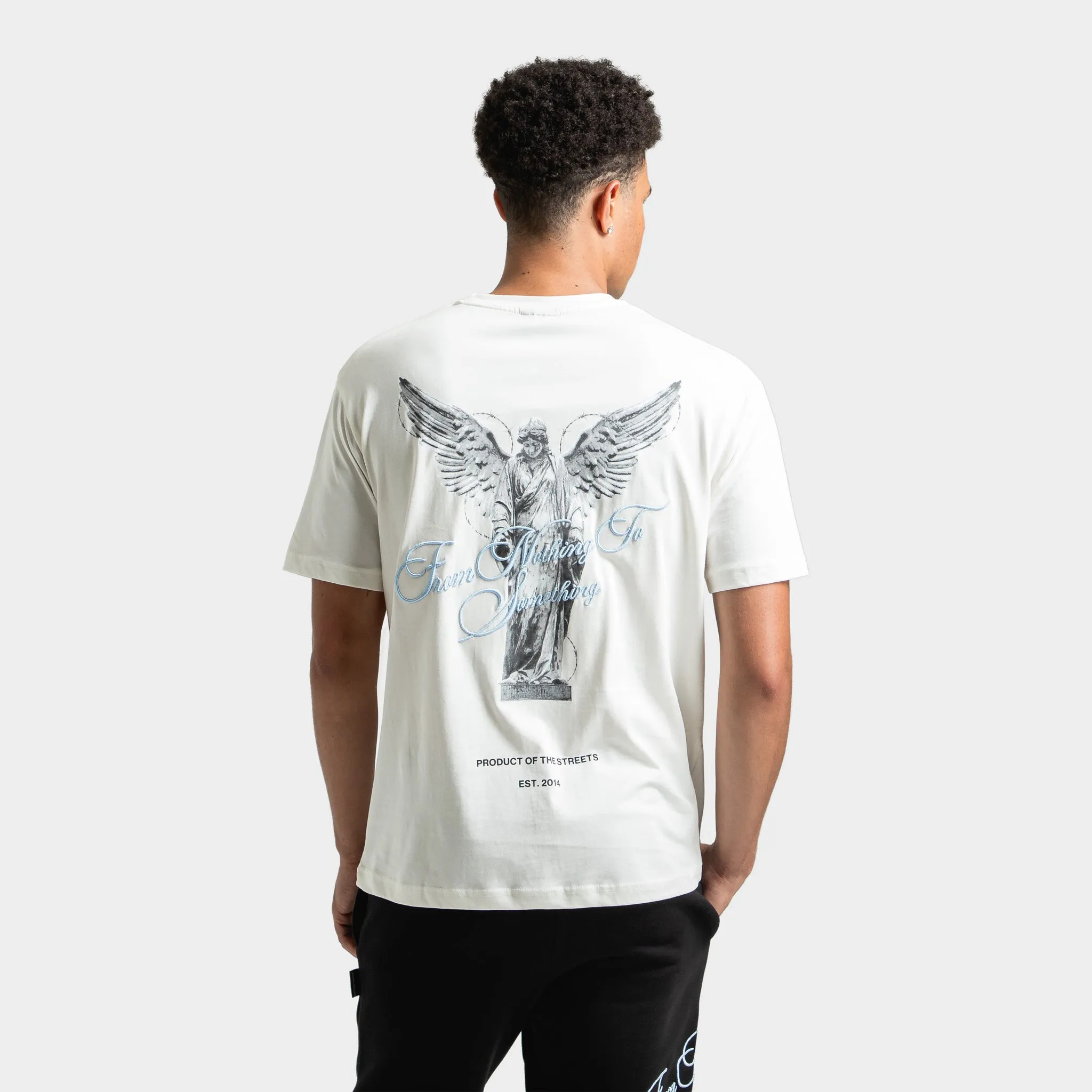 Hoodrich Vital T-Shirt Blanc De Blanc / Black - Clear Sky sold by JD Sports product image thumbnail 2