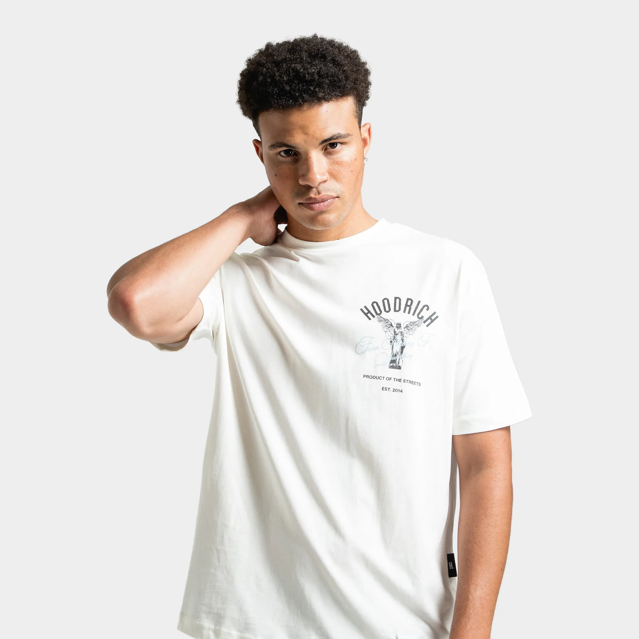 Hoodrich Vital T-Shirt Blanc De Blanc / Black - Clear Sky sold by JD Sports product image thumbnail 3