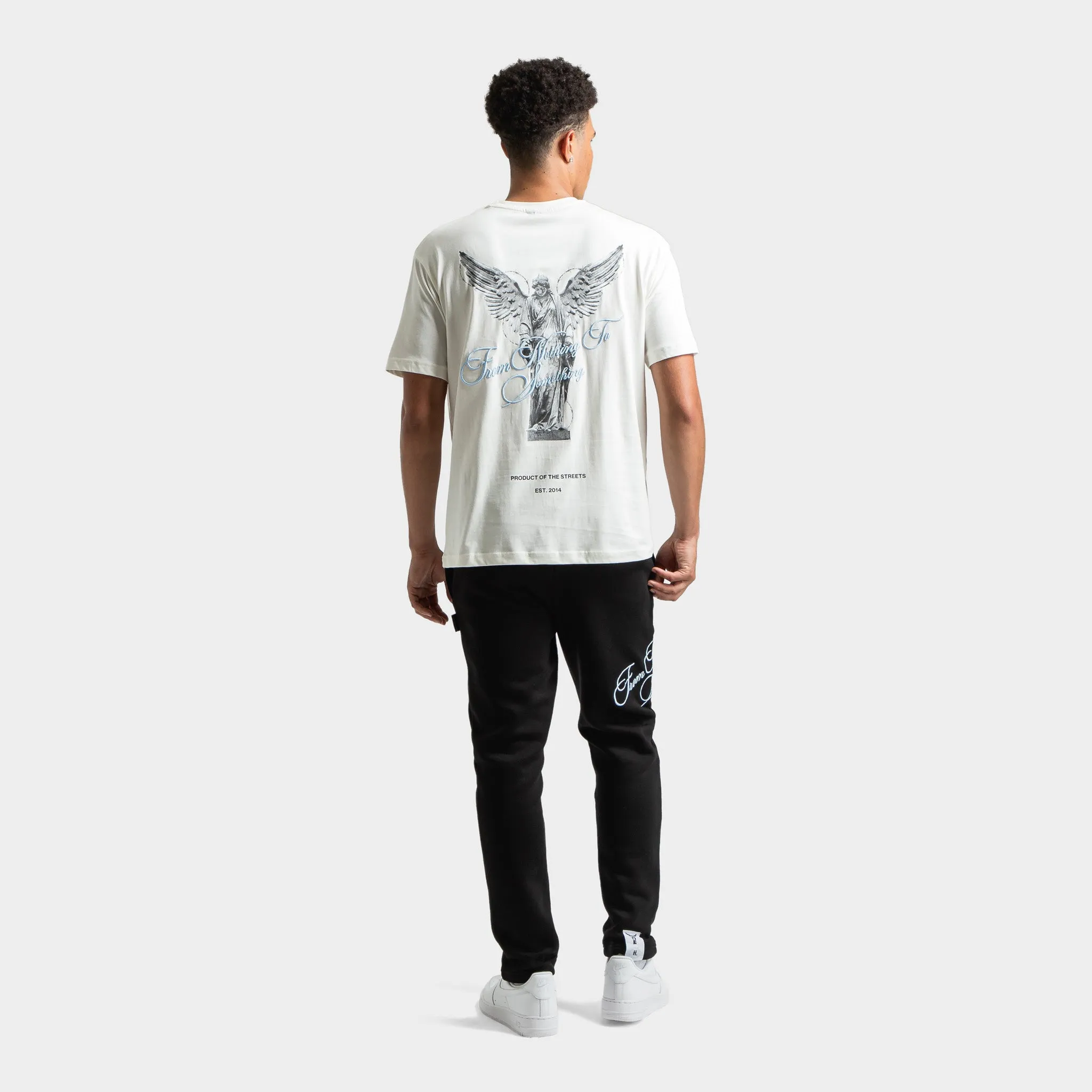 Hoodrich Vital T-Shirt Blanc De Blanc / Black - Clear Sky sold by JD Sports product image thumbnail 5