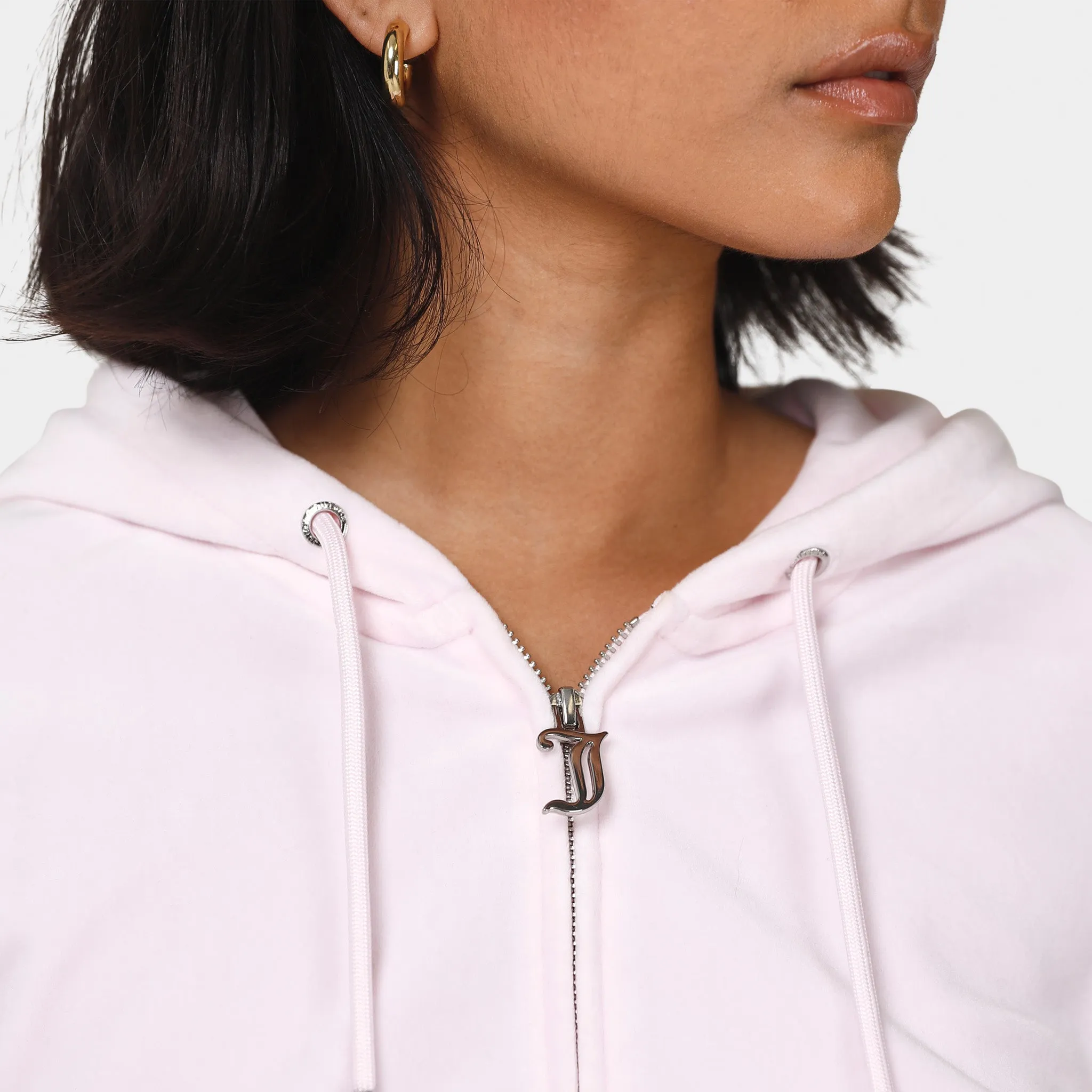 Juicy Couture Women's OG Big Bling Full Zip Hoodie / Soft Glow sold by JD Sports product image thumbnail 4