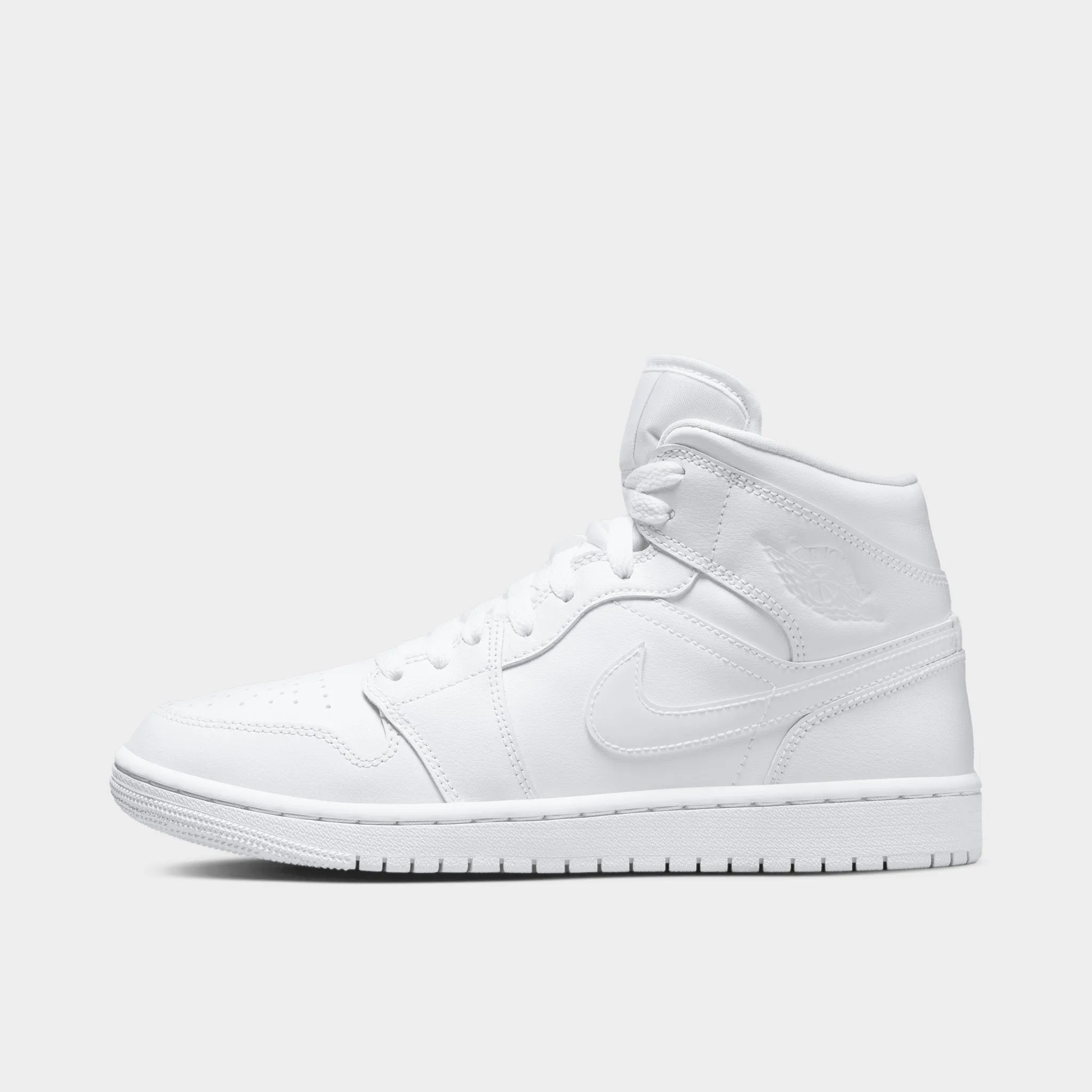 Jordan Women's 1 Mid White / White - White sold by JD Sports
