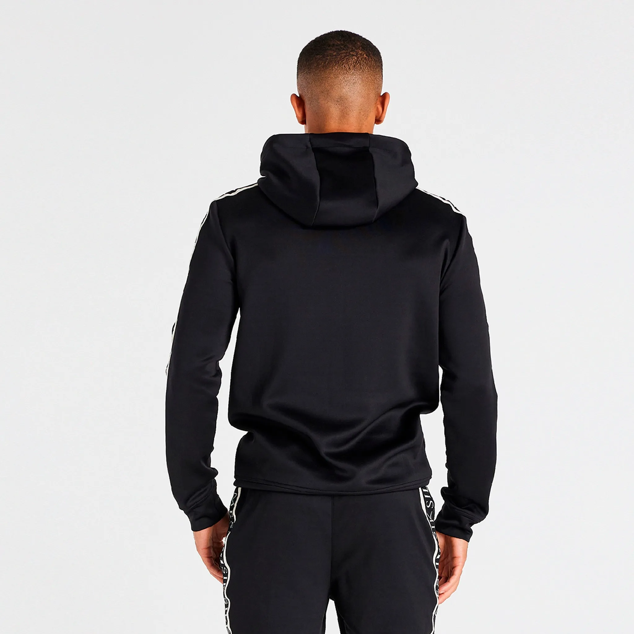 SikSilk x Messi Taped Full Zip Hoodie / Black sold by JD Sports product image thumbnail 2