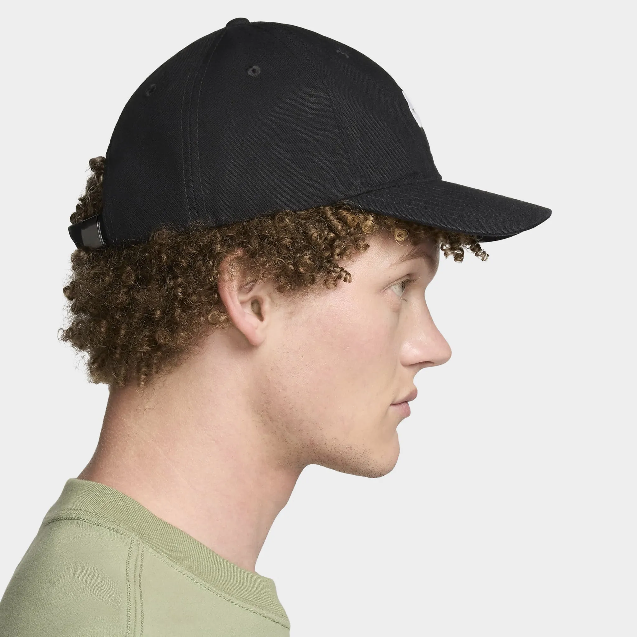 Nike SB Unstructured Flat Bill Cap Black / White sold by JD Sports product image thumbnail 3