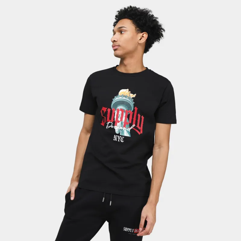 Supply & Demand Torch T-Shirt / Black sold by JD Sports