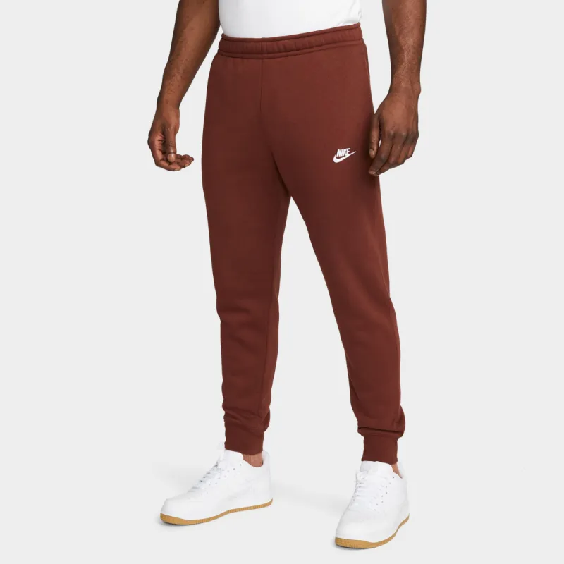 Nike Sportswear Club Fleece Joggers Oxen Brown / Oxen Brown - White made by Nike