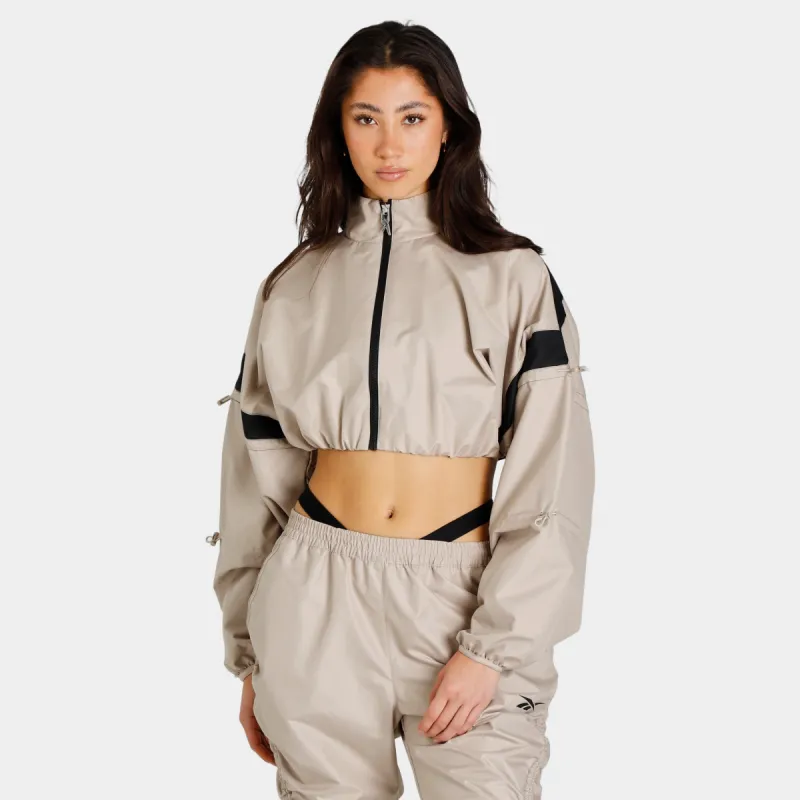 Reebok x Cardi B Women’s Woven Crop Jacket / Modern Beige made by Reebok