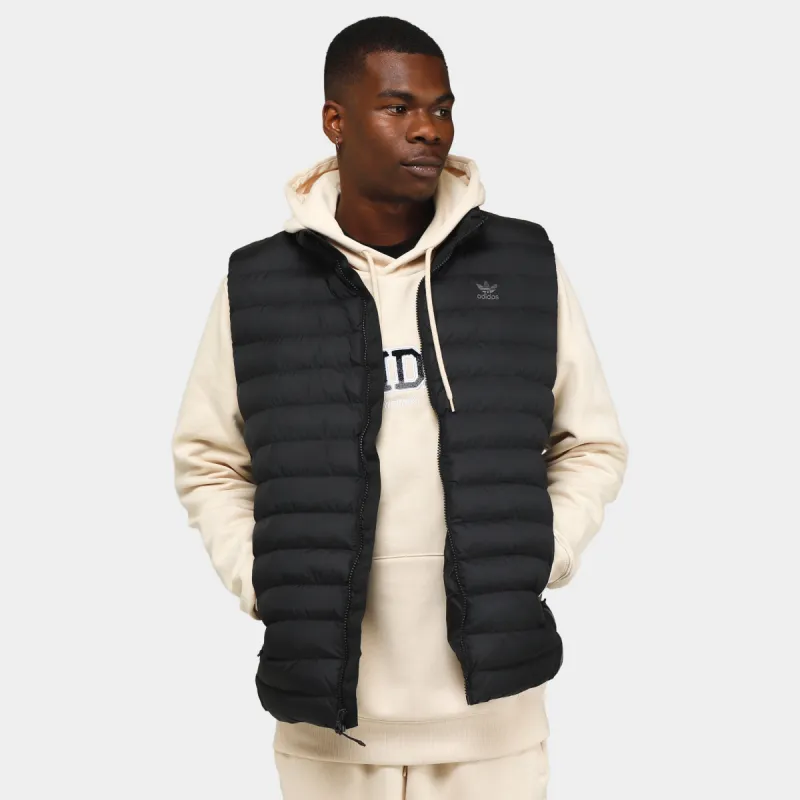 adidas Originals Padded Vest Black / Grey Five sold by JD Sports