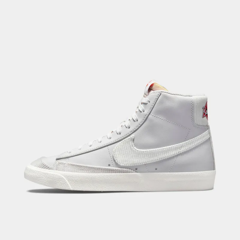 Nike Blazer Mid '77 EMB Vast Grey / Summit White - Chile Red sold by JD Sports