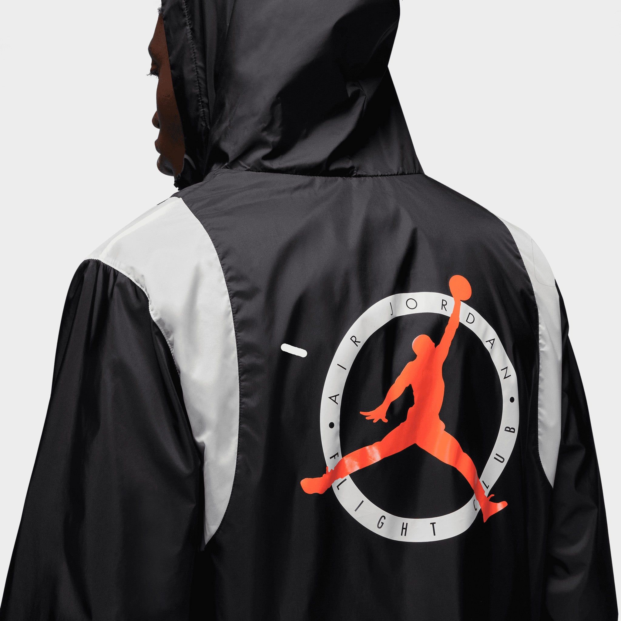 Jordan Flight MVP Hooded Pullover Jacket Black / Rush Orange - Phantom sold by JD Sports product image thumbnail 5