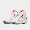 Jordan 2 Retro White / Fire Red - Fir sold by JD Sports