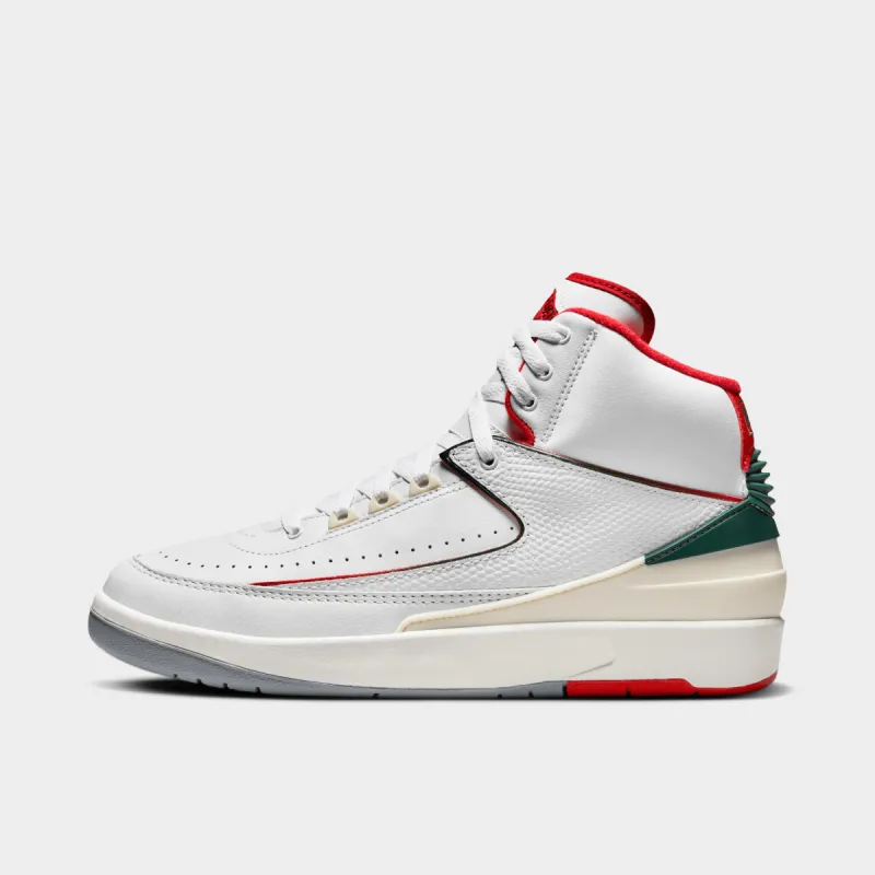 Jordan 2 Retro White / Fire Red - Fir sold by JD Sports